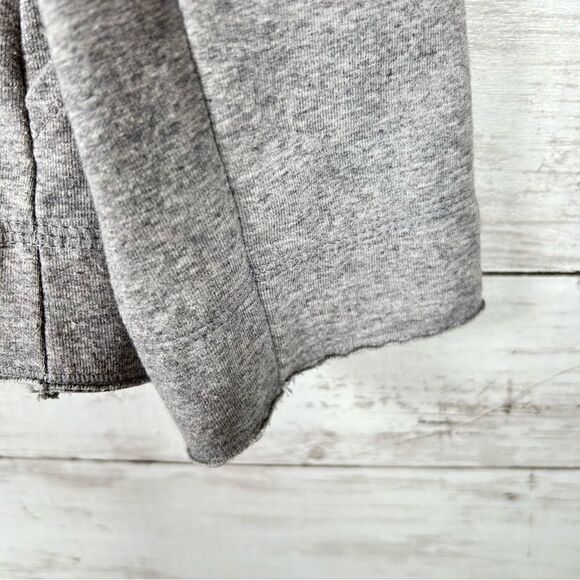 Neon Buddha Heathered Grey Cotton Blend Button Front Stretch Jacket Size S - Picture 6 of 7